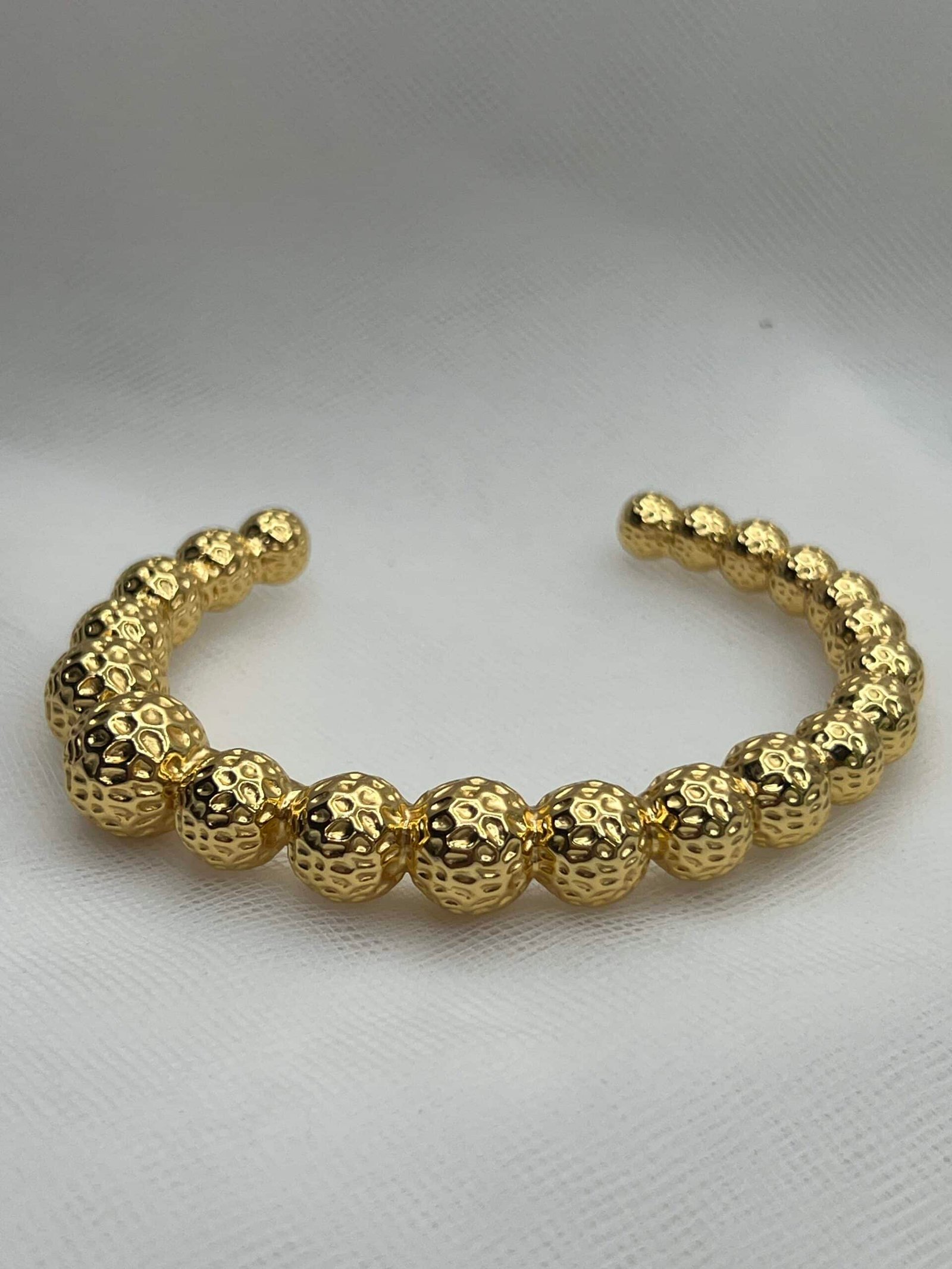 Esclava bolas martele plata chapada