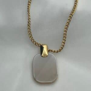 Collar con agata natural