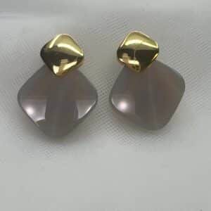 Pendientes de piedra natural